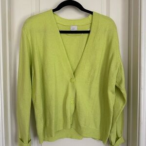 Chartreuse Women's Cardigan